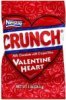 Crunch valentine heart Calories