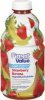 Great Value vegetable & fruit juice light strawberry banana Calories