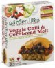 Garden Lites veggie chili & cornbread melt Calories