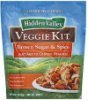 Hidden Valley veggie kit brown sugar & spice, family size Calories