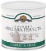 Purely American virginia peanuts gourmet, garlic & herb Calories