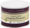 Lunds & Byerlys virginia peanuts gourmet, salted Calories
