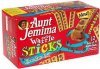 Aunt Jemima waffle sticks chocolate chip Calories