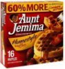 Aunt Jemima waffles homestyle Calories