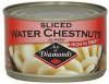 Ace of Diamonds water chestnuts in water, sliced Calories