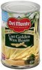 Del Monte wax beans cut golden Calories