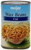 Meijer wax beans cut Calories