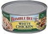 Bumble Bee white chicken premium, chunk in water Calories
