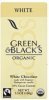 Green & Black's organic white chocolate creamy vanilla Calories