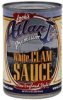 Atlantic white clam sauce new england style Calories