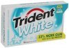 Trident white wintergreen gum Calories