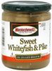 Manischewitz whitefish & pike sweet Calories