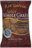 R.W. Garcia whole grain tortilla chips spicy Calories