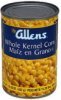 Allens whole kernel corn Calories