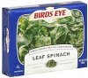 Birds Eye whole leaf spinach Calories