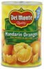 Del Monte whole mandarin orange segments in light syrup Calories