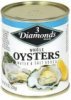 3 Diamonds whole oysters whole oyster, water & salt added Calories