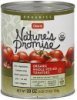 Natures Promise whole peeled tomatoes organic Calories