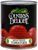 Countrys Delight whole peeled tomatoes Calories