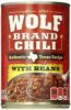 Wolf Brand Chili with beans Calories