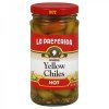 La Preferida yellow chiles whole, hot Calories