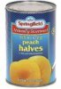 Springfield yellow cling peach halves in pear juice from concentrate, naturally sweetened Calories