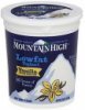 Mountain High yoghurt lowfat, vanilla Calories