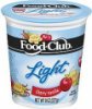 Food Club yogurt cherry vanilla light Calories