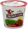 Brown Cow yogurt chocolate, cream top Calories