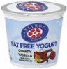 Axelrod yogurt fat free, cherry vanilla Calories