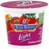 Blue Bunny yogurt fat free, light, strawberry Calories
