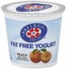 Axelrod yogurt fat free, peach Calories