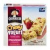 Quaker yogurt granola bars strawberry Calories