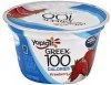 Yoplait yogurt greek, fat free, strawberry Calories
