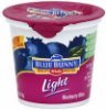 Blue Bunny yogurt light, blueberry bliss Calories