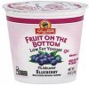 ShopRite yogurt low fat, fruit on the bottom, blueberry Calories