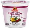 ShopRite yogurt low fat, fruit on the bottom, cherry vanilla Calories