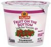 ShopRite yogurt low fat, fruit on the bottom, strawberry Calories