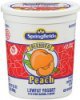 Springfield yogurt lowfat blended peach Calories