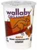 Wallaby yogurt lowfat, maple Calories