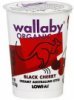 Wallaby yogurt lowfat, organic, black cherry Calories