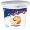 Cascade Fresh yogurt lowfat, peach Calories