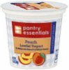 Pantry Essentials yogurt lowfat, peach Calories