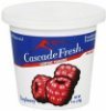 Cascade Fresh yogurt lowfat, raspberry Calories