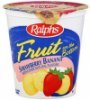 Ralphs yogurt lowfat, strawberry banana Calories