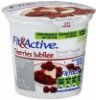 Fit & Active yogurt nonfat, cherries jubilee Calories