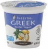 Lucerne yogurt nonfat, greek, lemon Calories