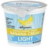 Wegmans yogurt nonfat, light, banana cream Calories