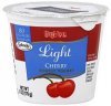 Hy-Vee yogurt nonfat, light, cherry Calories