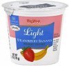 Hy-Vee yogurt nonfat, light, strawberry banana Calories